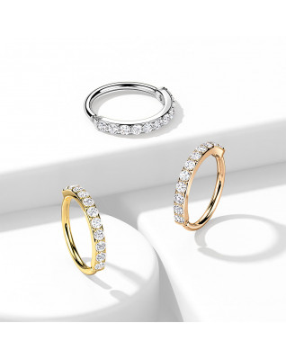 Pozlátený piercing do nosa / ucha