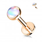 Pozlátená Labreta / piercing do brady