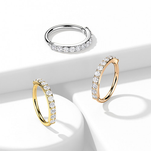 Pozlátený piercing do nosa / ucha