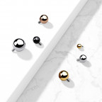 Ozdobná pozlátená gulička k dermálu