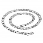 Oceľová reťaz figaro, hr. 8 mm