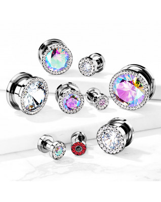 Plug do ucha so zirkónmi