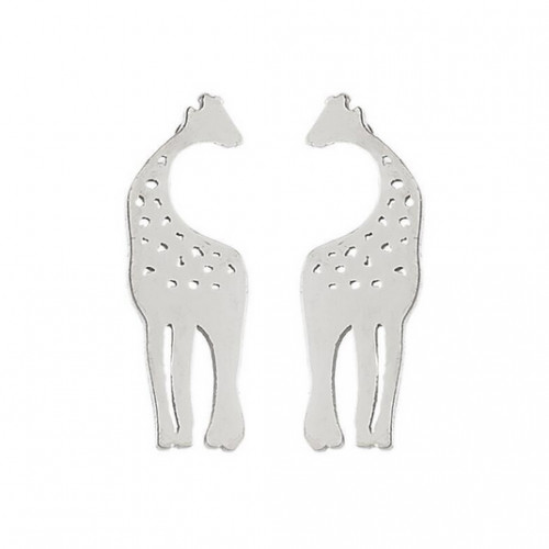Oceľové náušnice ŽIRAFY