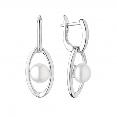 Perlové náušnice s prírodnými perlami