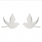 Oceľové náušnice VTÁČKY