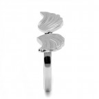 Oceľový prsteň anjelské krídla