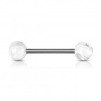 Piercing do jazyka akrylát