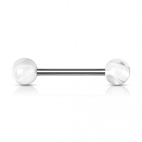 Piercing do jazyka akrylát