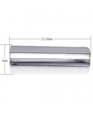 Oceľový magnetický uzáver na náramok/náhrdelník, 5 mm