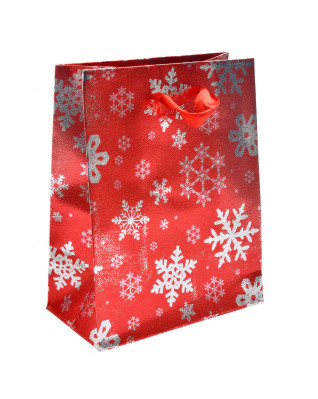 Vianočná darčeková taška - červená