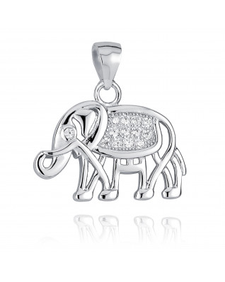 Strieborný prívesok slon