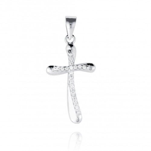 Strieborný prívesok krížik