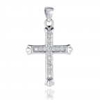 Strieborný prívesok krížik