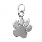 Strieborný prívesok labka