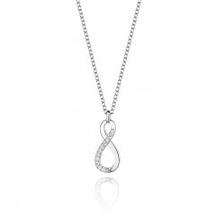 Strieborný náhrdelník s nekonečnom