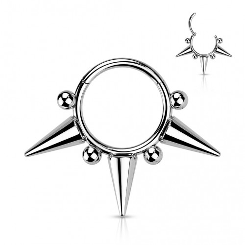 Piercing kruh segment s hrotmi