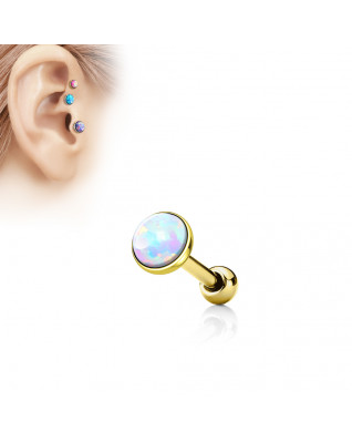 Pozlátená cartilage piercing do ucha