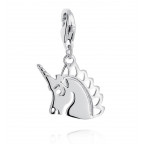 Detský strieborný prívesok s karabínkou