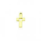 Pozlátený oceľový komponent - krížik