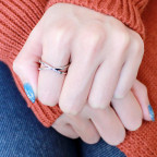 Prekrížený oceľový prsteň