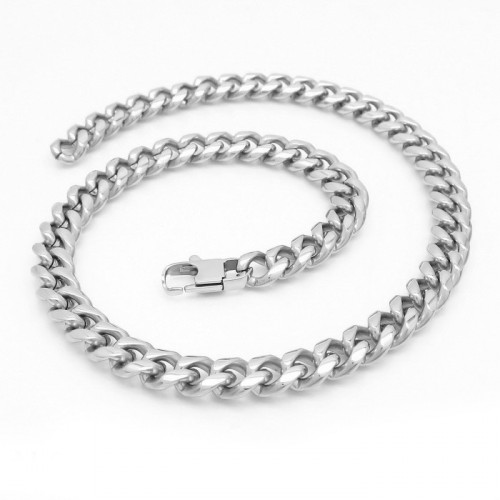 Pánska oceľová reťaz, hr. 10 mm
