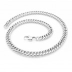 Pánska oceľová reťaz, hr. 9 mm