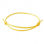 Žltá šnúrka na výrobu náramku