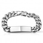 Pánsky oceľový náramok, š. 12 mm