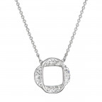 Strieborný náhrdelník s Crystals from Swarovski® Crystal