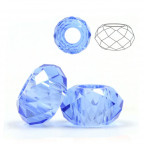 Sklenená navliekacia korálka Rondelle