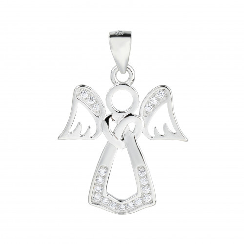 Strieborný prívesok anjelik