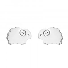 Oceľové náušnice ovečky
