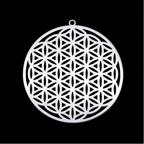 Oceľový prívesok - komponent kvet života