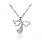 Strieborný náhrdelník s anjelikom
