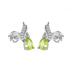 Strieborné skrutkovacie náušnice