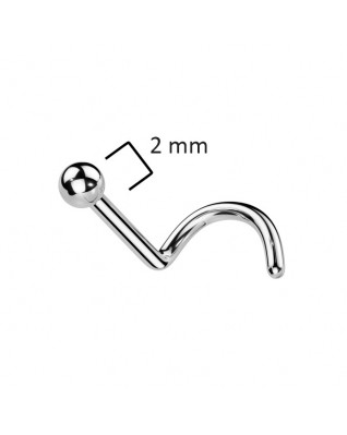 Piercing do nosa gulička - TITAN