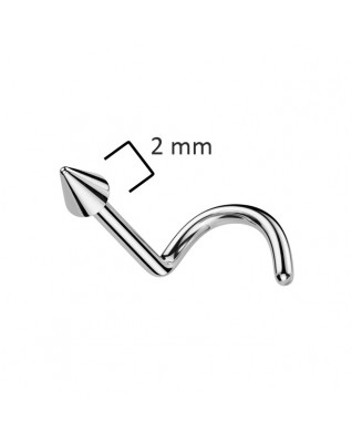 Piercing do nosa špička - TITAN