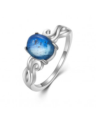 Strieborný prsteň s Kyanitom