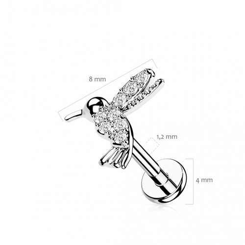 Piercing do brady - kolibrík