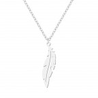 Oceľová retiazka s pierkom