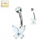 Zlatý piercing do pupku Au 585/1000