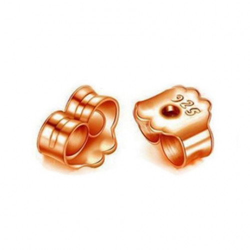 Náhradný strieborný puzetový uzáver - motýlik