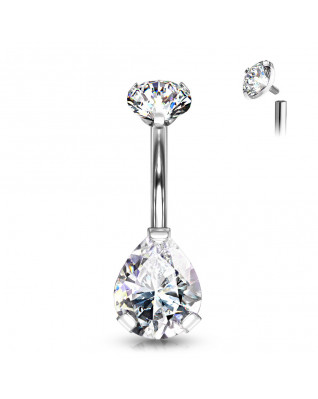 Piercing do pupku kvapka - TITAN