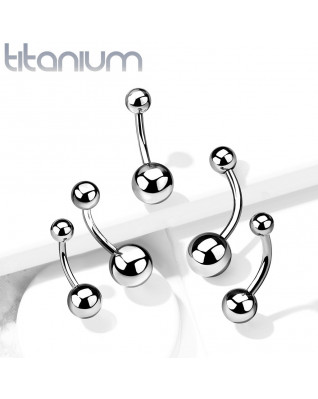 Piercing do pupku - banánik malý TITAN