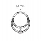 Piercing septum / helix / cartilage TITAN