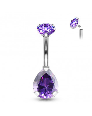 Piercing do pupku kvapka - TITAN