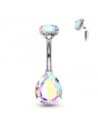 Piercing do pupku kvapka - TITAN
