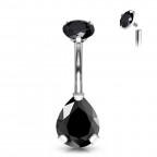 Piercing do pupku kvapka - TITAN