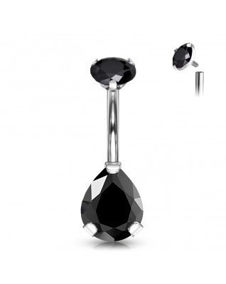 Piercing do pupku kvapka - TITAN