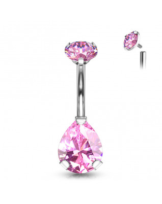 Piercing do pupku kvapka - TITAN